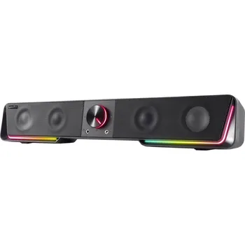 Soundbar SpeedLink Gravity RGB Soundbar černá Bluetooth®, osvětlení reproduktoru