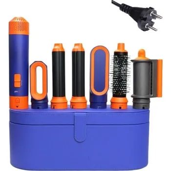 Kulma Sada horkovzdušného stylingu vlasů 6 v 1 1000 W kulma kartáče nástavce fén kufřík EU zástrčka 220 V