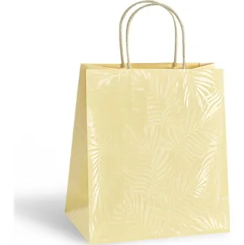 Nákupní taška Béžová luxusní taška Apulie 20x10x23 G107