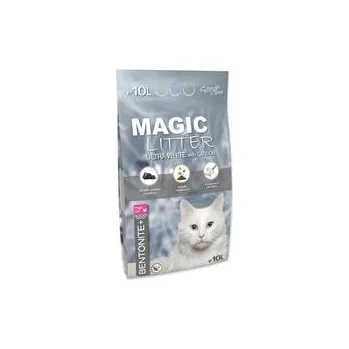 Podestýlka pro kočku Kočkolit MAGIC LITTER Bentonite Ultra White with Carbon 10 l - (8,4 kg) - poškozený obal - 1 KS SKLADEM