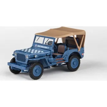 autíčko Jeep Willys - 1/4 Ton Military Vehicle 1:43 - Cararama Jeep Willys 1/4 Ton Military Vehicle - kovový model auta