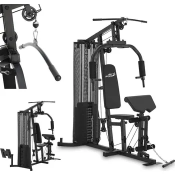 Multifunkční posilovací věž, 77 kg závaží