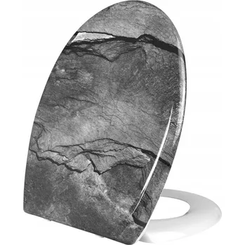 WC sedátko WC sedátko Stinnea Rock šedé duroplast