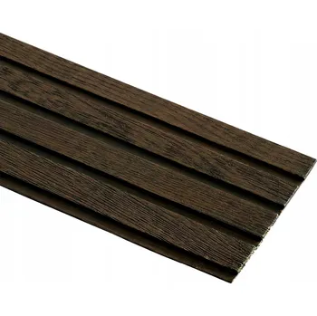 Fasádní Lamela Venkovní Lamely Flexibilní Deska Vzorek 20cm WENGE