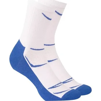 SPORTIVE - MLADÉ PÁNSKÉ KRÁTKÉ FROTÉ PONOŽKY SE VZOREM AG+ bílá 45/47