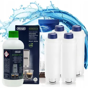 Příprava kávy FILTR DO KÁVOVARU Aqualogis + Odvápňovač EcoDecalk Delonghi AL-S002 500ml