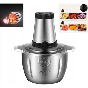 Kuchyňský mlýnek ELEKTRICKÝ KRÁJEČ NA MASO A ZELENINY 2 L OCEL 250 W 2 RYCHLOSTI