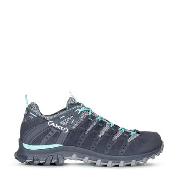 Pánská treková obuv AKU Alterra Lite GTX - dámská kožená - šedá/modrá Velikost: 37