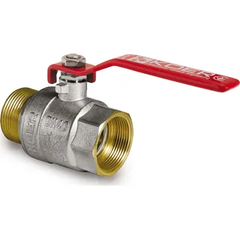 Zahradní hadice Koer Kulový kohout pákový červený, KR.215 1"FM | KR.215 1"FM