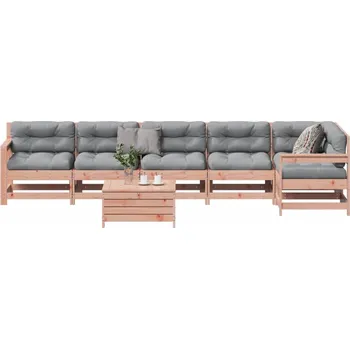 Zahradní lavice zahrada-XL 7dílná zahradní sedací souprava s poduškami masivní douglaska 3250894