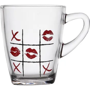 Hrníček skl. Street Fashion Kiss 310 ml