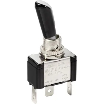 vypínač TRU COMPONENTS TC-11193832 páčkový spínač 12 V/DC 30 A 1x vyp/zap s aretací 1 ks