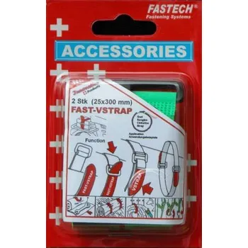 Zip FASTECH® 688-656 pásek se suchým zipem s páskem háčková a flaušová část (d x š) 300 mm x 25 mm zelená 2 ks