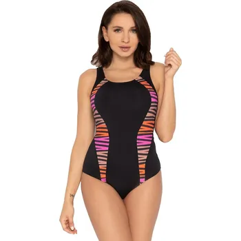 Dámské plavky Jednodílné sportovní dámské plavky Self Atlantic, černá 3XL-46 i384_73793969