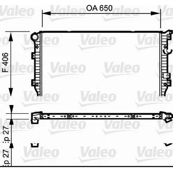 Chladič motoru Chladič, chlazení motoru VALEO 735133