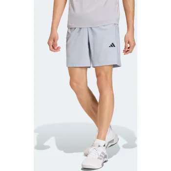 ADIDAS Pánské kraťasy na fitness S ŠEDÁ