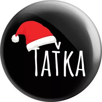 Placka Vánoční čepice - taťka