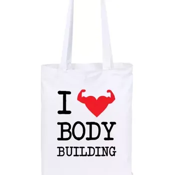 Látková taška I love bodybuilding