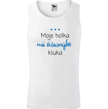 Pánské tílko Pánské tílko Moje holka má úžasnýho kluka