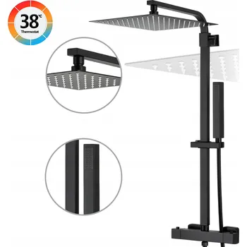 Sprchový set Nástěnný Sprchový set Inea s Termostatická kartuše s reverzní funkcí