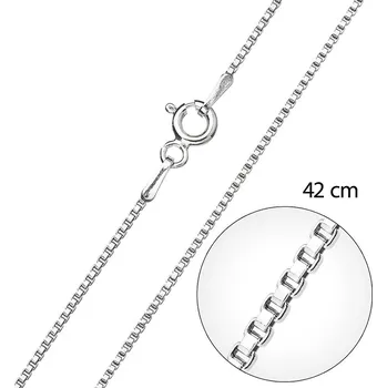 Řetízek Stříbrný řetízek kulatý délka 42 cm 30014