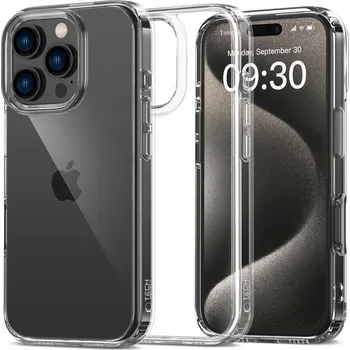 Pouzdro na mobilní telefon KRYT NA IPHONE 16 PRO MAX TECH-PROTECT FLEXAIR HYBRID CLEAR