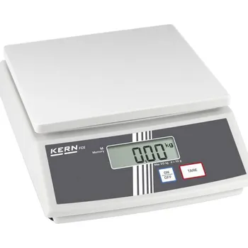 Průmyslová váha Kern FCE 6K2N stolní váha 6 kg, rozlišení 2 g přes napájecí zdroj do zásuvky