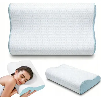 Polštář Ortopedický polštář pod hlavu na spaní Profilovaný z paměťové pěny MEMORY FOAM