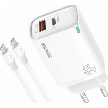 Rychlá nabíječka 45W GaN s USB-C kabelem pro Google Pixel 9 Pro XL