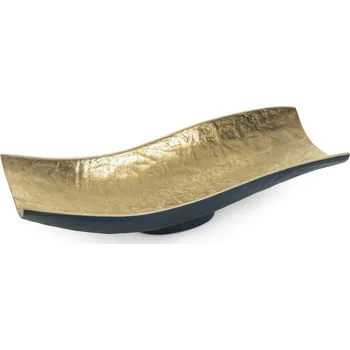 DEKORAČNÍ MISKA PEDRO2 (07) 33X15X8CM TMAVĚMODRÁ