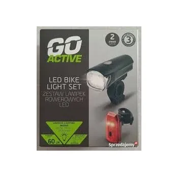 Cyklosvítilna SADA LED SVĚTEL NA KOLO GO ACTIVE – PŘEDNÍ A ZADNÍ