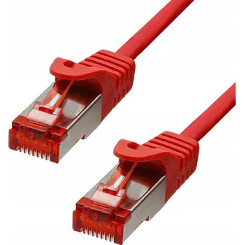 Síťový kabel Ethernetový kabel ProXtend CAT6 F/UTP CU LSZH Červený 30 cm, DTMC3G2/64GB., 6