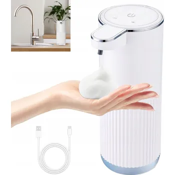 Dávkovač mýdla Automatický bezdotykový dávkovač tekutého mýdla na zeď do koupelny, kuchyně