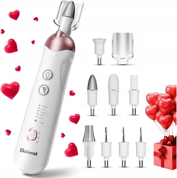 ELETOROT Sada na Manicure a Pedicure Elektrický Pilník LED, 8 nástavců