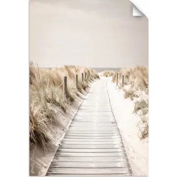 Obraz Samolepky, Lávka na pláži, duny, příroda 100x150