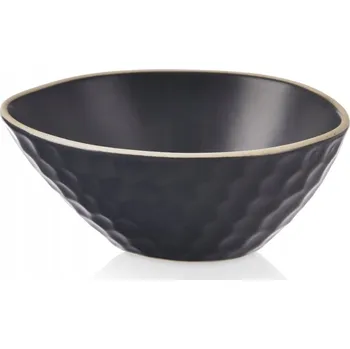 KERAMICKÁ MISKA NA SNACKY ČERNÁ NA DIPY OMÁČKY SADA TEA TIME