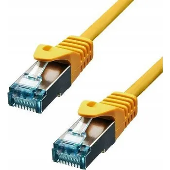 Síťový kabel Ethernetový kabel ProXtend CAT6A S/FTP CU LSZH Žlutý 1,5m, 6ASFTP-015Y