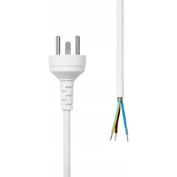 Napájecí kabel ProXtend Napájecí kabel Dánsko EDB na volný konec 2M Bílý, PC-KITOE-