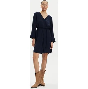 Dámské šaty JDY Každodenní šaty Divya 15321343 Tmavomodrá Regular Fit S