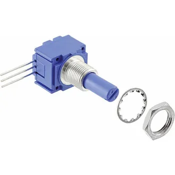 Potenciometr Bourns 91A1A-B28-A15L, 91A1A-B28-A15L otočný potenciometr, Mono, 2 W, 10 kΩ, 1 ks