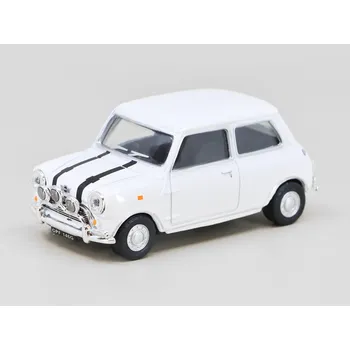 autíčko Mini Cooper bílý 1:43 - Cararama Mini Cooper - kovový model