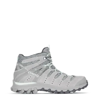 Pánská sportovní obuv AKU Alterra Lite GTX Mid - dámská kožená - světle šedá Velikost: 38