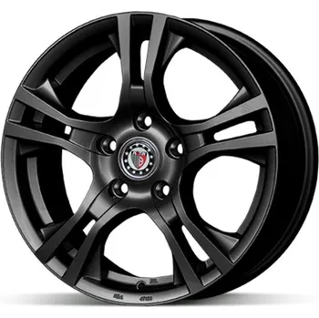 Disk alu-kola PLATIN P53 Matt Black 6.5x16, 5x112 ET48, černý matný