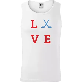Pánské tílko Pánské tílko Love - hokejky