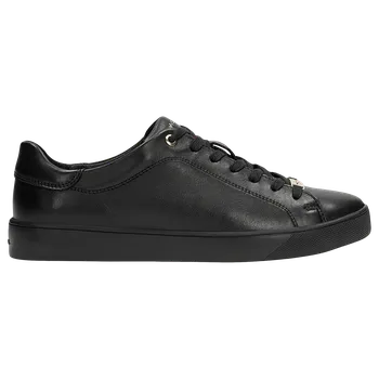 Dámská obuv Černé Dámské Tenisky Z Lícové Kůže Wojas 4638551 37