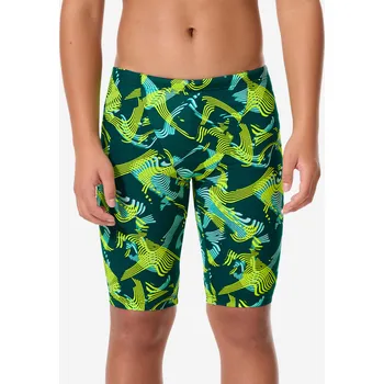 Chlapecké plavky DECATHLON Chlapecké plavky Jammer Fiti 10 LET MODRÁ|ZELENÁ|ŽLUTÁ