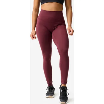 Dámské oblečení DOMYOS Dámské sportovní legíny proti oděru S - Š28 D31 FIALOVÁ