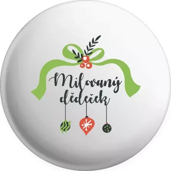 Placka Milovaný dědeček - ozdoby
