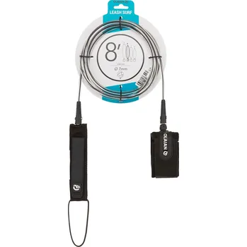 Vodítko pro psa OLAIAN Surfařský leash 8' 7 mm černý ČERNÁ