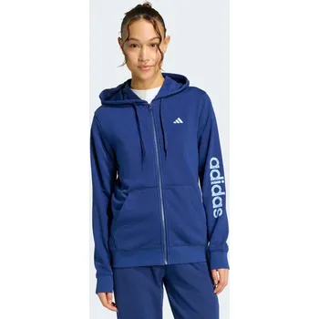 Dámská mikina ADIDAS Dámská fitness mikina s kapucí na zip S MODRÁ